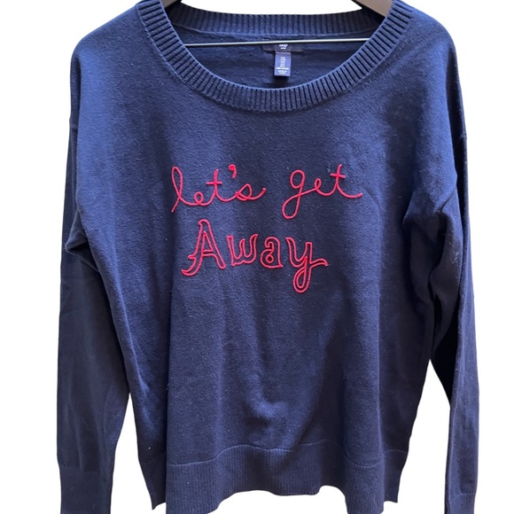 Gap Navy Crewneck sweater size large - Picture 1 of 9